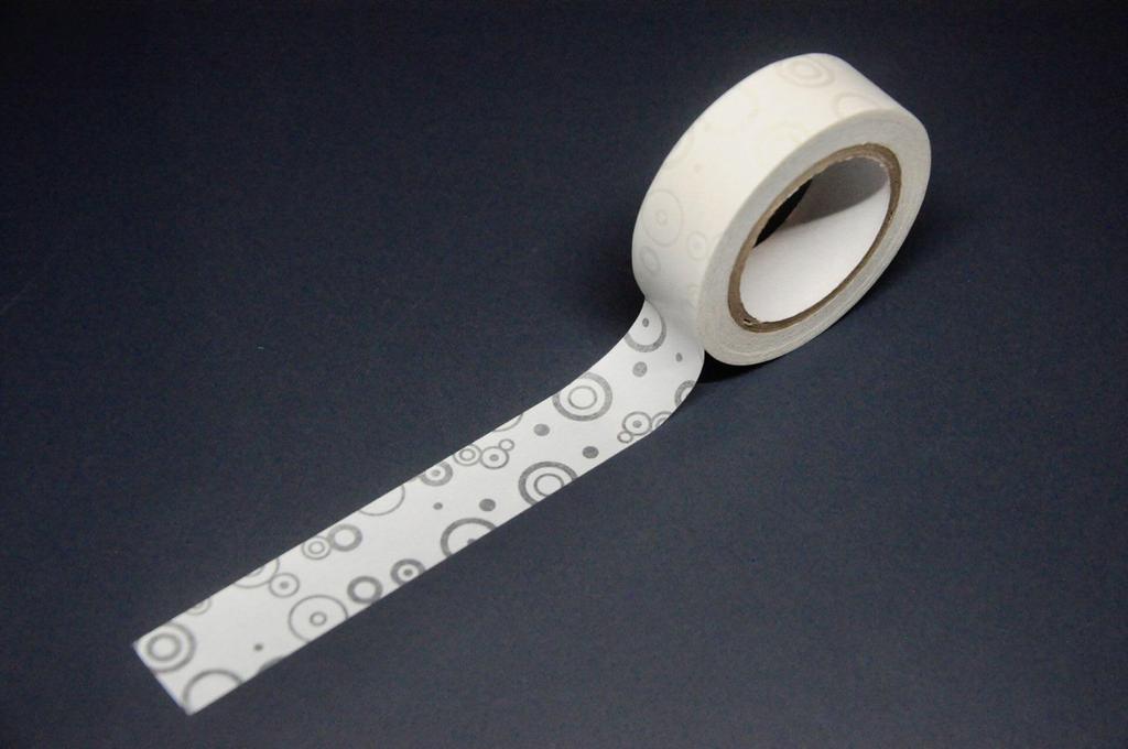 White masking tape in five Rain and Snow 15mm x Kamoi Kakoshi Mino Traditional Japan White masking Watermarked washi Masking Washi adhesive Rain and