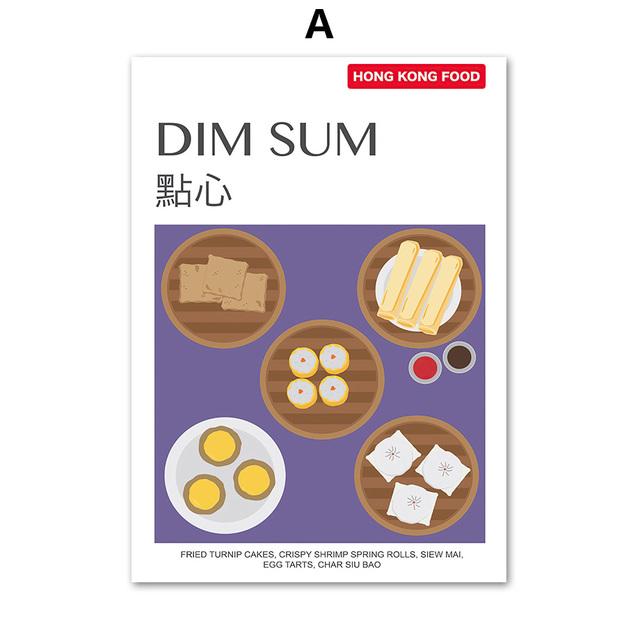 

Деликатесная еда Десерт Рамен Удон Абстрактная настенная живопись на холсте Плакаты на скандинавскую тему и принты Настенные картины для декора гостиной 21cm×30cm NoFrame