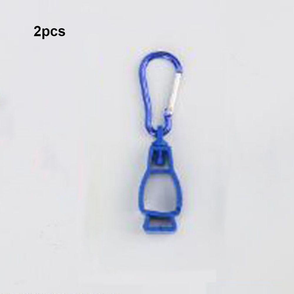 2pcs Safety Outdoor Gloves Clip Plastic Protective Gloves Clip Mountaineering Buckle Hat Clip