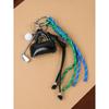 It is the original design of ins wind laser leather, high-end exquisite small bag pendant, keychain, schoolbag pendant.