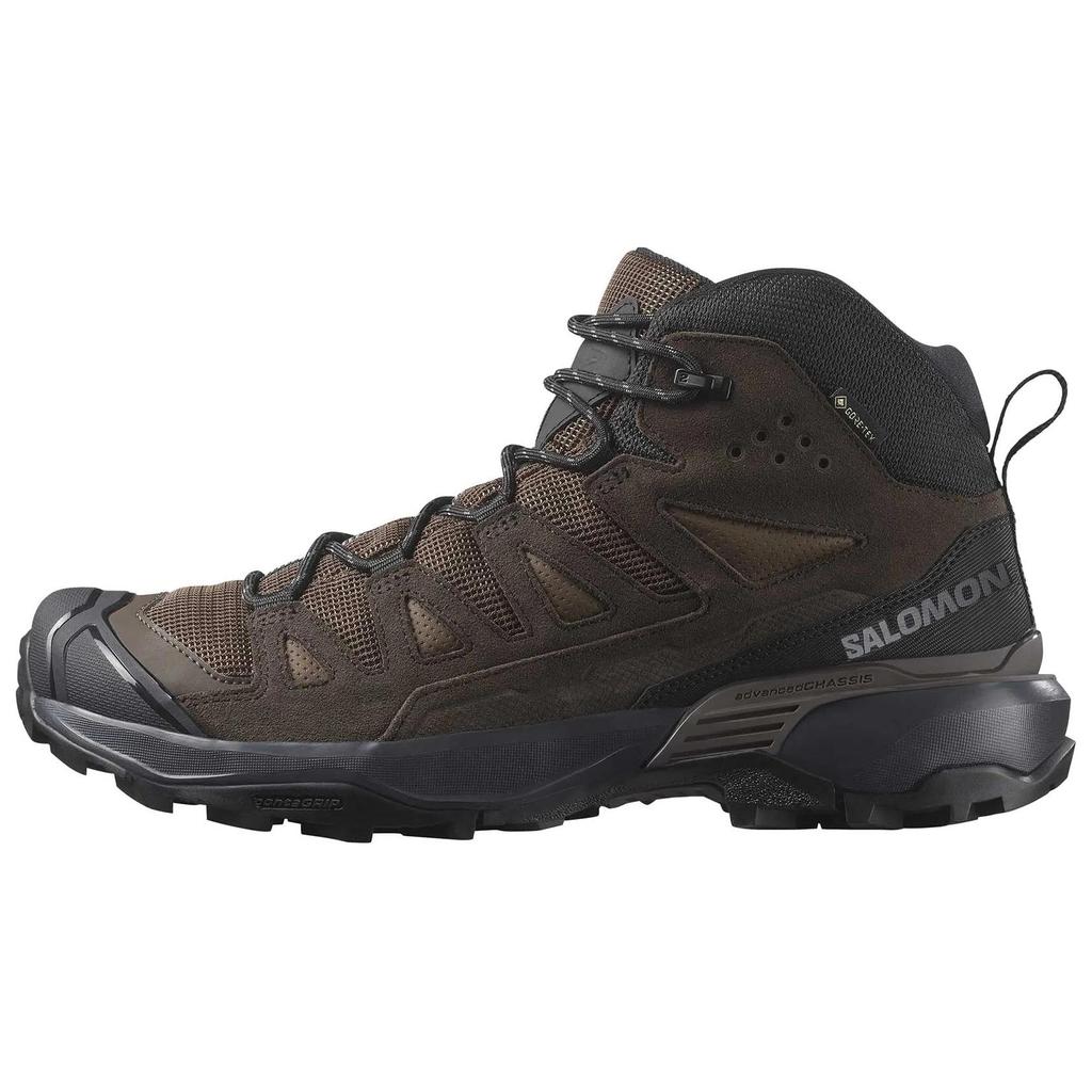 New SALOMON X ULTRA 360 Anti Slip Wear Resistant Mid Top Outdoor Shoes Men's Brown L47570900