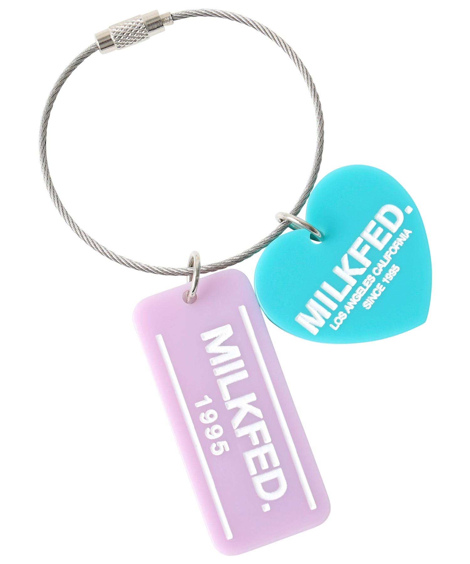 

HEART AND PLATE KEYCHAIN