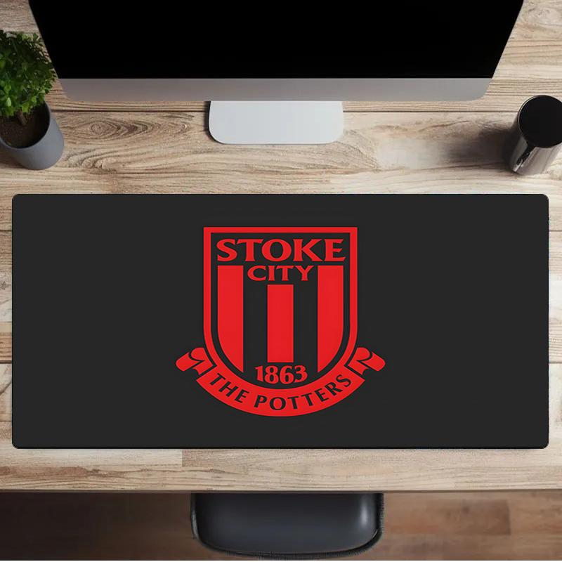 Stoke City Football Club Mouse Pad, Gaming Mouse Pad, Keyboard Pad, Desk Decor for Computer Notebook Fan Gift Birthday Gift