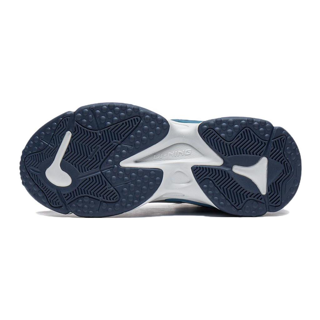 Li Ning Kinder Firefly 2.0 Bequeme Lässige Rutschfeste Stoßdämpfende Mid-Top Laufschuhe Kinder Laufschuhe Hellgrau YKCT146-23