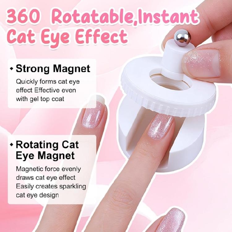 Strong Magnetic Cats Eye Nail Art Device For Beginners And Professionals Multifunctional Nail Art Tool
