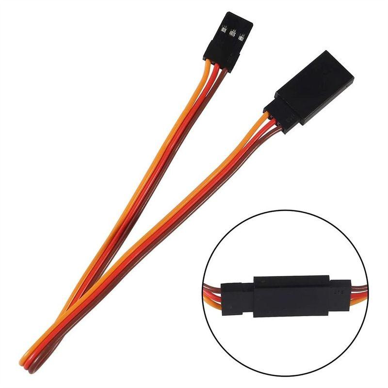 3 Pin for RC Car JR Futaba Male to Female Airplanes JR Wire Connector RC Wire Cable Servo Extension Lead Servo Connection Cable