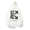 OFF-WHITE Unisex Hoodie aus Baumwoll-Frottee - Trendig & Hochwertig