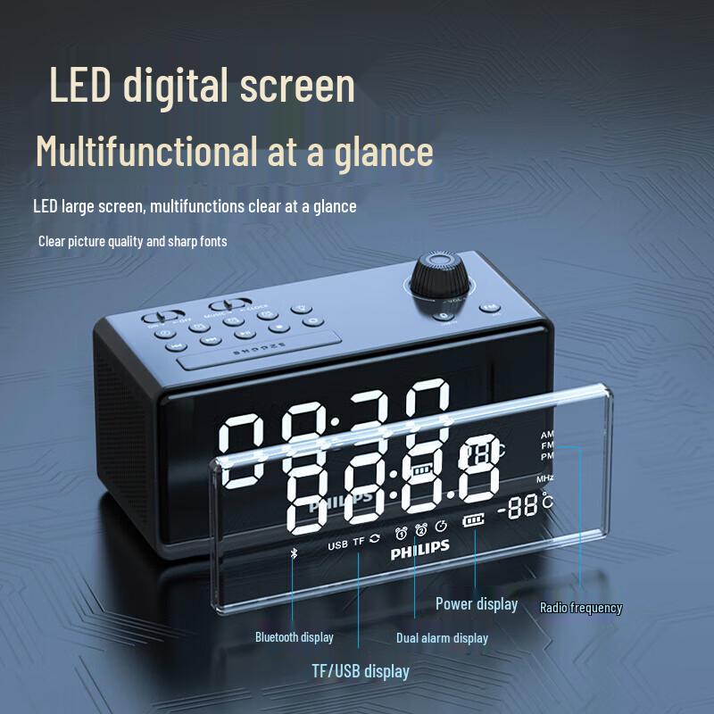 Philips TAR3578 Bluetooth Clock Radio Speaker