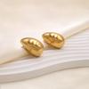 Titanium Steel Hollow Hollow Water Drop Earrings Light Luxury High Sense Versatile Earrings Earrings
