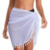 with Tassels Women's Short Sarongs Sexy Cover Ups Bathing Suit New Swim Skirt  for Women Girls