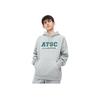 Anta Lifestyle Series Lettered Hooded Pullover Sweatshirt Men sweatshirt Gray Heather-Gray 152348704-3