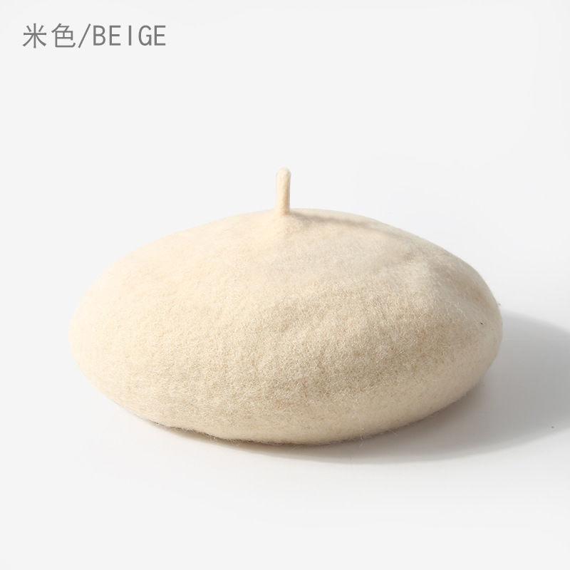 

Children s Beret Spring and Autumn Girls Octagonal Hat Pumpkin Hat Winter Baby Painter Hat Trendy Little Girl Child mid-/48-54cm