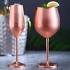 Stainless Steel Goblet Champagne Cup Wine Glass Cocktail Flutes Cup Wine Glass Restaurant Bar Beer Whiskey Drinkware