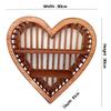 M-Modern-Home Decor Display Shelf Wall Mounted Heart Shelf Wall Shelf Display Shelves Heart Shaped Shelf