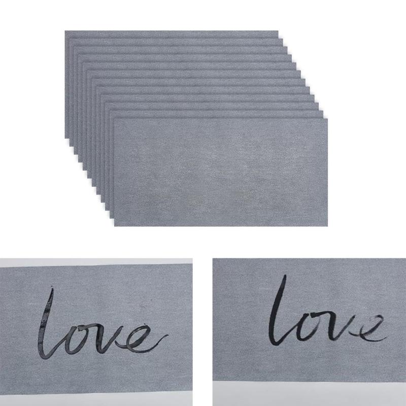 16Pieces Chinese Calligraphy Set for Beginner Includes 3 Wood Handle Brush 12 Water Writing Cloth Paper and Inks Dish