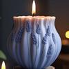 Lavender Series Candle Molds Castings Molds Feathers Silicone Moulds Epoxy Resin Molds Ornament Plasters Molds