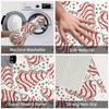1Pcs Anti Fatigue Kitchen Rugs Christmas Tree Waterproof Non-Slip Thick Cushioned Kitchen Mat Heavy Duty Comfort Standing Mat for Kitchen