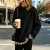 Girls Pullover Top Casual Color Loose Fit Printed Tee with Look for Big Kid Daily Wear