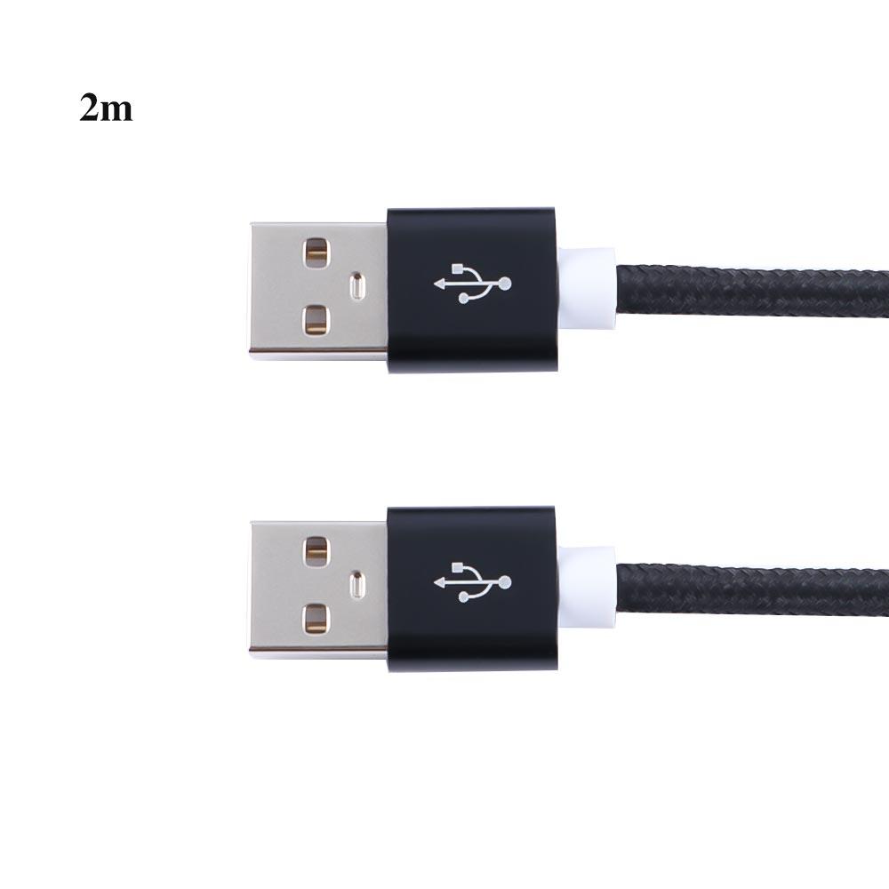 1m/1.5m/2m Portable USB to USB for Radiator Type A USB Extender USB Extension Cable USB Cable Extens Male to Male