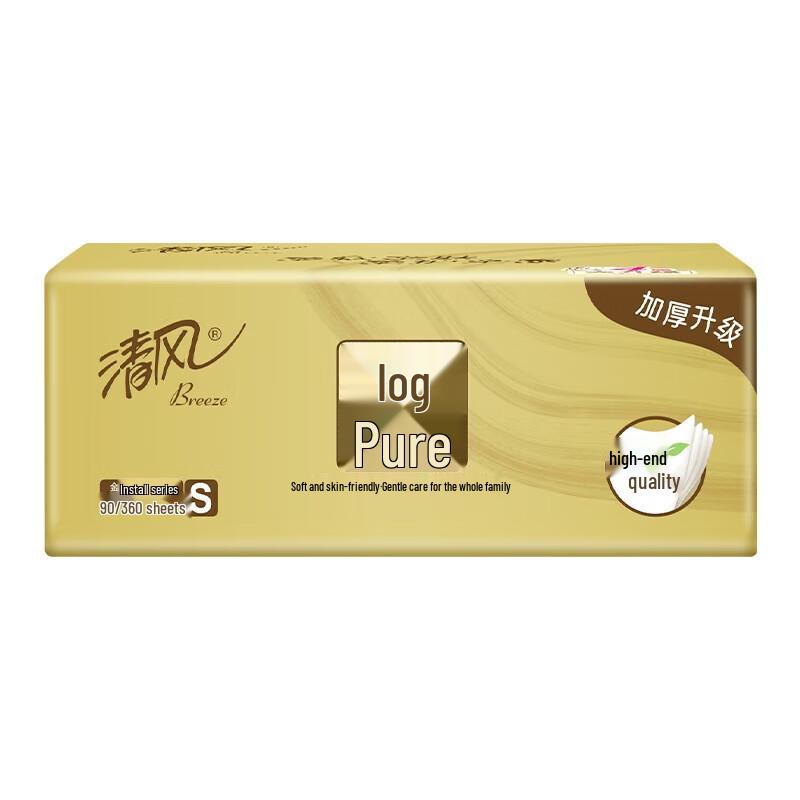 Qingfeng Gold Facial Tissues 4-Ply, 12 Packs