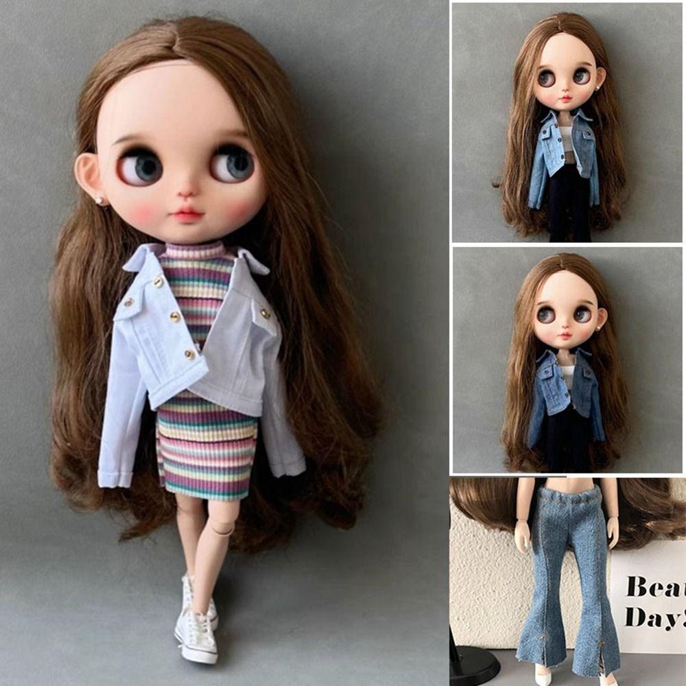 

Аксессуары для одежды Юбка в радужную полоску для кукол Azone/OB24/OB27 28-30 см для кукол Blyth 1/6 6