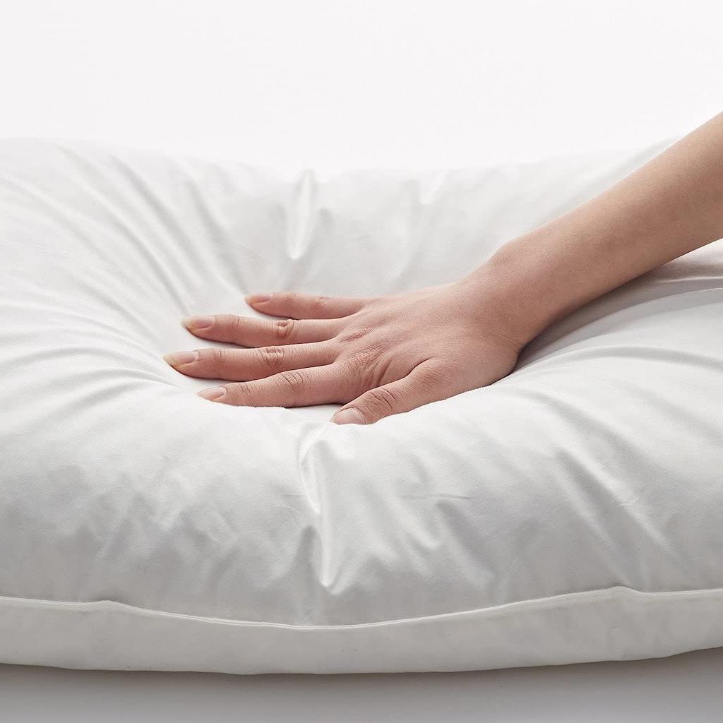 MUJI Feather Pillow, White, Ryohin Keikaku, MUJI Pillow (43 x 63 cm)