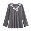 Plus Size Women's Long Sleeve Knitwear Top, Sizes 130-300 Jin - Sweet, Slimming Base Layer or Outerwear