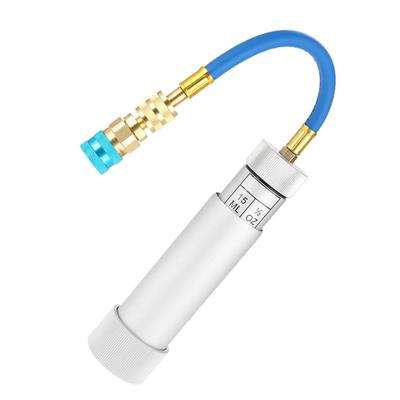 Oil Injection Syringe Injector 1/4 Inch SAE Connection R134A R410A R22 R12 2oz