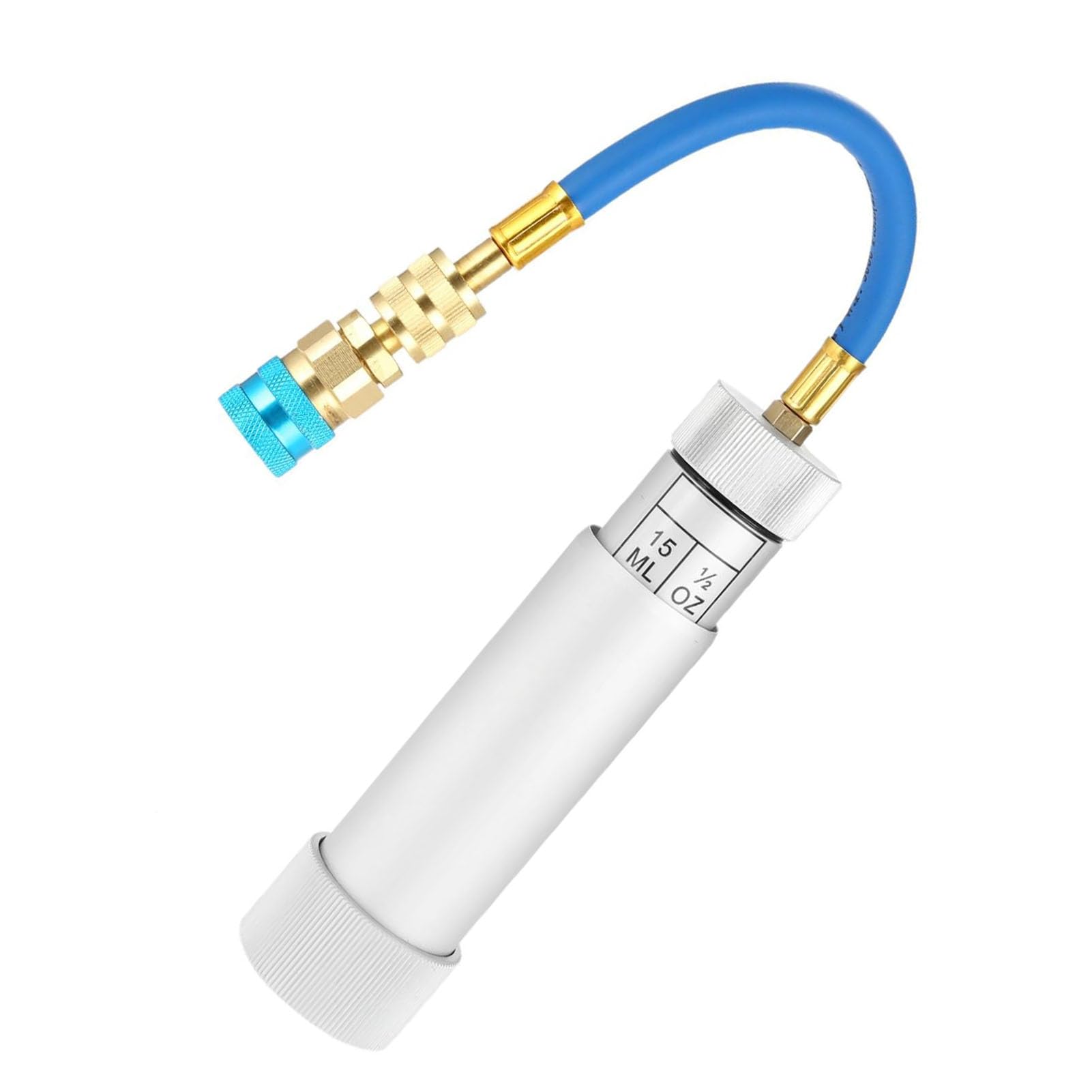 

Oil Injection Syringe Injector 1/4 Inch SAE Connection R134A R410A R22 R12 2oz