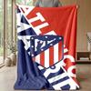Atlético Madrid Theme blanket Soft Flannel Blanket Plush Throw Blanket Cozy Sofa Bed Blanket for Home Decor