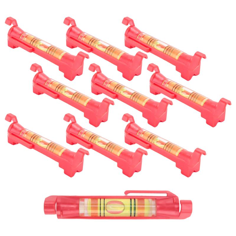 10PCS Hanging Line Level String Line Level For Building Trades Hanging Spirit Level Bubbles Equipment Measuring Tool-ABGL