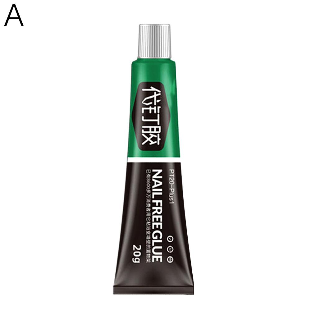 20g Multi-functional Nail-free Glue Waterproof Concrete Strong All-purpose Brick Glue Glue Glass Plastics Plaster Metals St S6Q9