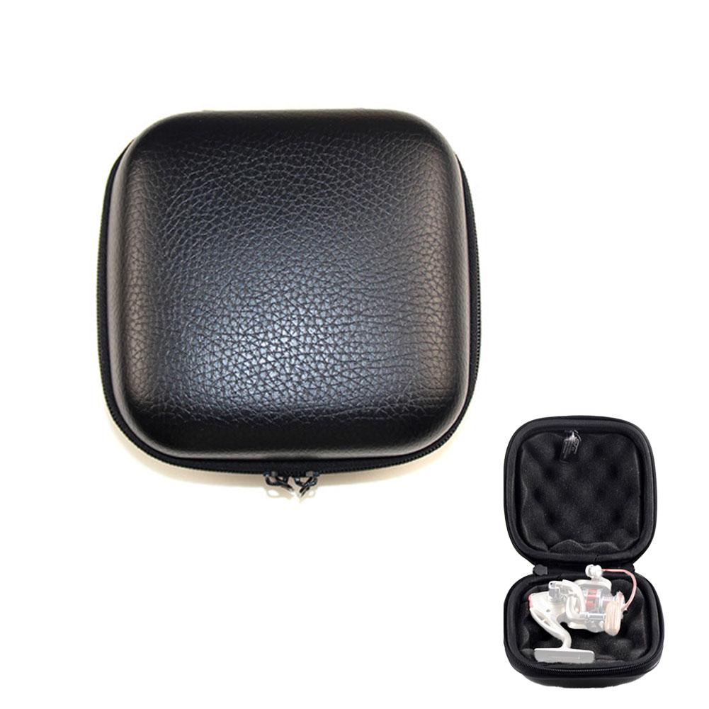 Fishing Bag Spinning Reel Case Cover Leather Fishing Reel Bag Shockproof Waterproof Fishing Tackle Storage Case