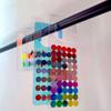 Aurora Transparent Nail Art Display Board Acrylic False Nail Sample Display