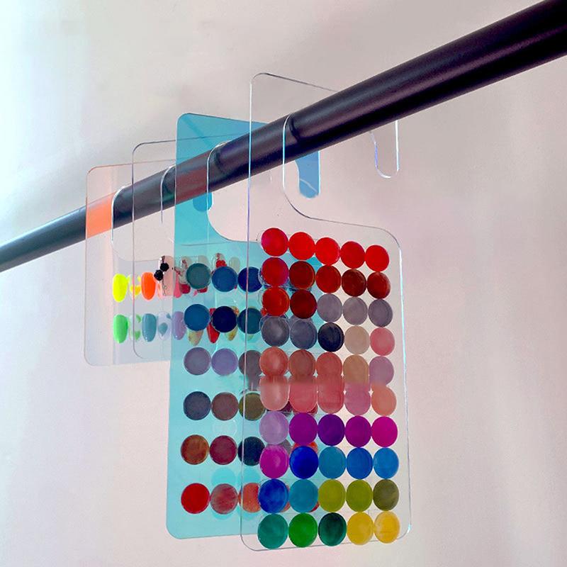 Aurora Transparent Nail Art Display Board Acrylic False Nail Sample Display
