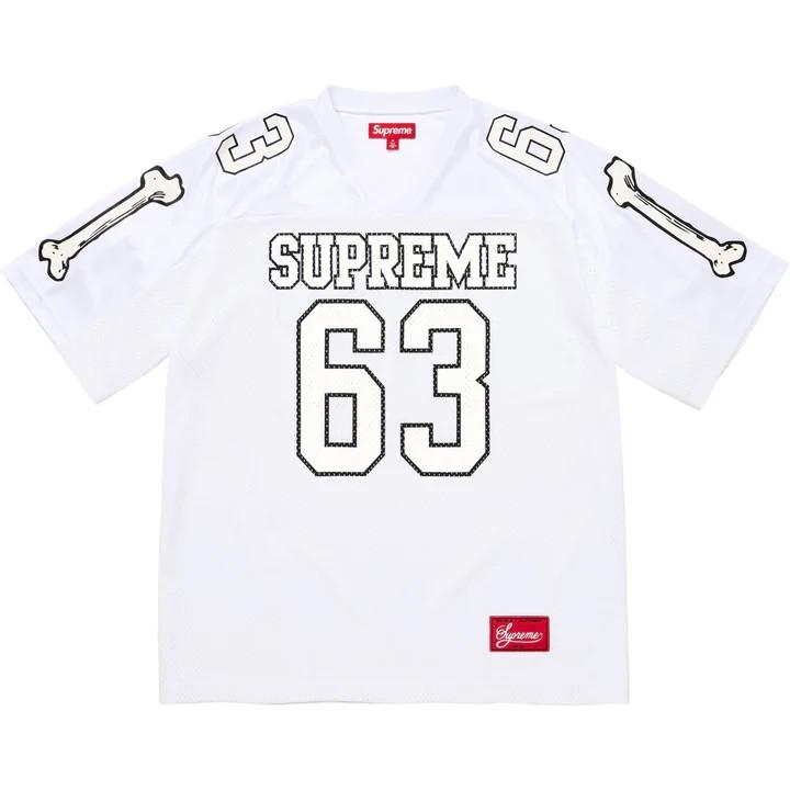 Supreme Bones Football Jersey White M