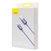 Kabel Usb Do Lightning Baseus Crystal Shine, 2.4A, 1.2M (Fioletowy)