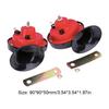 2Pcs 300 DB Electric Snail Horn Waterproof Loud Horn Raging Sound Car Speaker Car Warning Loudspeaker for Motorcycle Car Truck