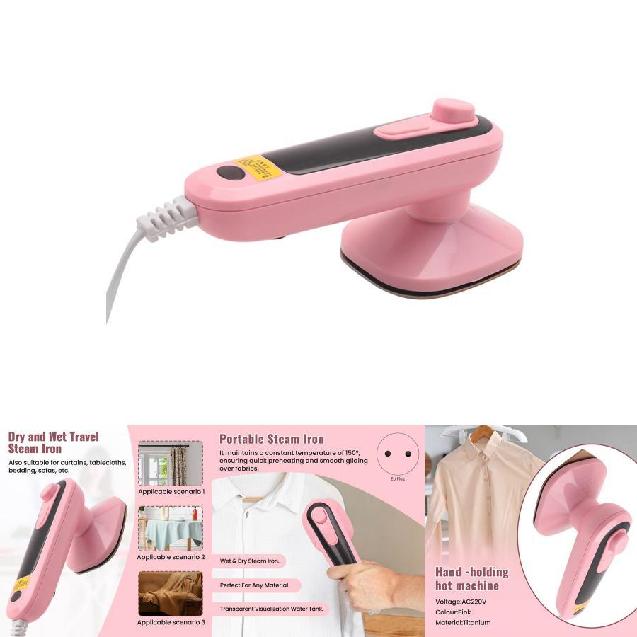 Handheld Garment Steamer With Titanium Plate For Home Use And Wrinkle Removal