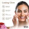 SESA Kumkumadi Gesichtsöl 15ml Für Strahlende, Leuchtende Haut Hydratation Anti-Aging Aufhellendes Serum Für Fahle, Trockene Haut Alle Hauttypen