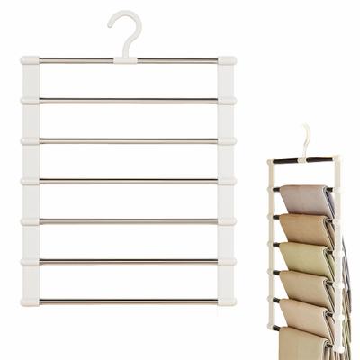 Hosen-Aufhänger-Aufbewahrungsregal, stark belastbar, einfach zu installieren, Multifunktions-Schrank-Organizer, Hosen-Aufhänger-Rack