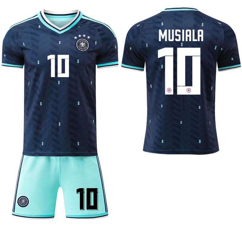 2627 Allemagne Extérieur Coupe du Monde N°. 8 Cross Jersey 7 Hafertz 10 Musiara Combinaison Uniforme de Football Homme