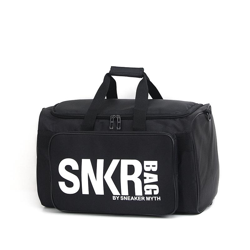 

Korean Style Multipurpose Basketball and Shoe Bag - Ideal for Sports, Travel, and Business Trips. White Letter