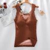 Fattened and enlarged thermal vest women's suspender underwear thickened and velvet sexy bottoming shirt women's
