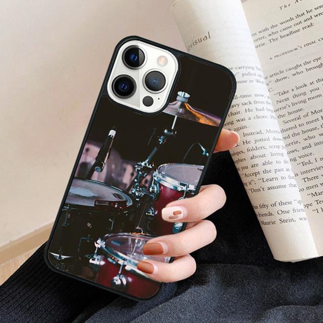 Drummer Playing Drums Phone Case Back Cover for iPhone 17 Air 16 15 14 13 11 12 Pro Max Plus Fundas Coque