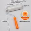 Paint Roller Brush Multiple Sizes High Density Lint Free Fabric Perfect For Home Wall Painting Diy Renovation Projects