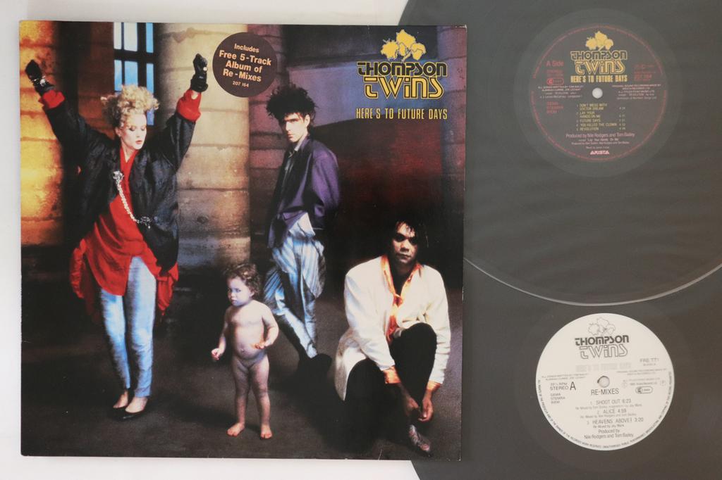 LP Record THOMPSON TWINS - Here's To Future Days 207164 ARISTA 1985 UK Pop Used