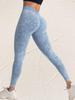 Seamless Sandwashed Women's Yoga Pants - Peach Hip Lift, High Elasticity, Outdoor Running & Sports Tights