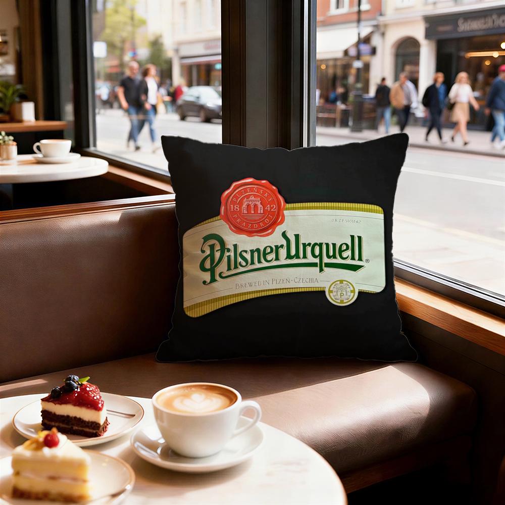 

Beverage Pilsner Urquell Cushion Cover Decorative Cushions Covers Cover Sofa 50x50 Pillow 4 Piece 45x45 40x40 Pillowcase 30X30cm