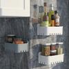 Lubangxiong No-Drill Wall-Mounted Plastic Storage Rack